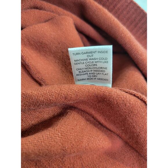 Christopher & Banks Cardigan Sweater Red V-Neck Short Sleeve Women's Size Medium - Picture 9 of 9